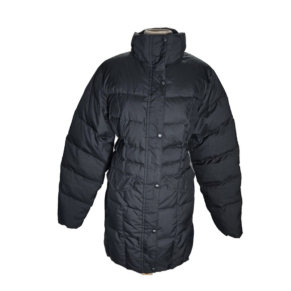 L.L. Bean Down Jacket Puffer Goose Womens Downtek Black Medium - Picture 1 of 14